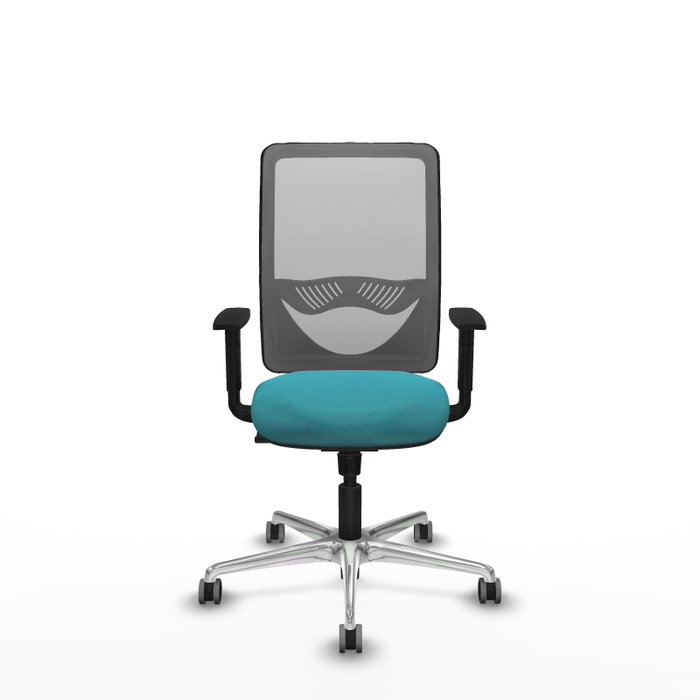 PIQUERAS Y CRESPO Silla de oficina Zulema con mecanismo Sincro, Turquesa y Gris PIQUERAS Y CRESPO Silla de oficina Zulema con mecanismo Sincro, Turquesa y Gris