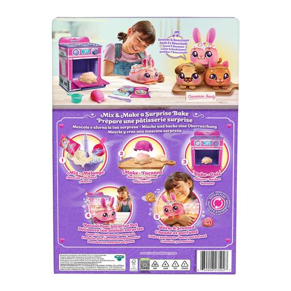 Cookeez Makery Horno Interactivo Pink Pastry Factory MOO1707954272386 Peluches Perfumados y Accesorios