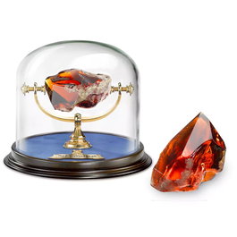 The Noble Collection Réplica Harry Potter Piedra Filosofal con Exhibidor de Cristal y Madera 15cm