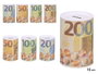 PINCELLO Hucha de Hojalata Estampado Billete Mediana Surtido 48 Unidades