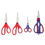 Workpro Juego de 4 Tijeras con Hojas de Acero Inoxidable