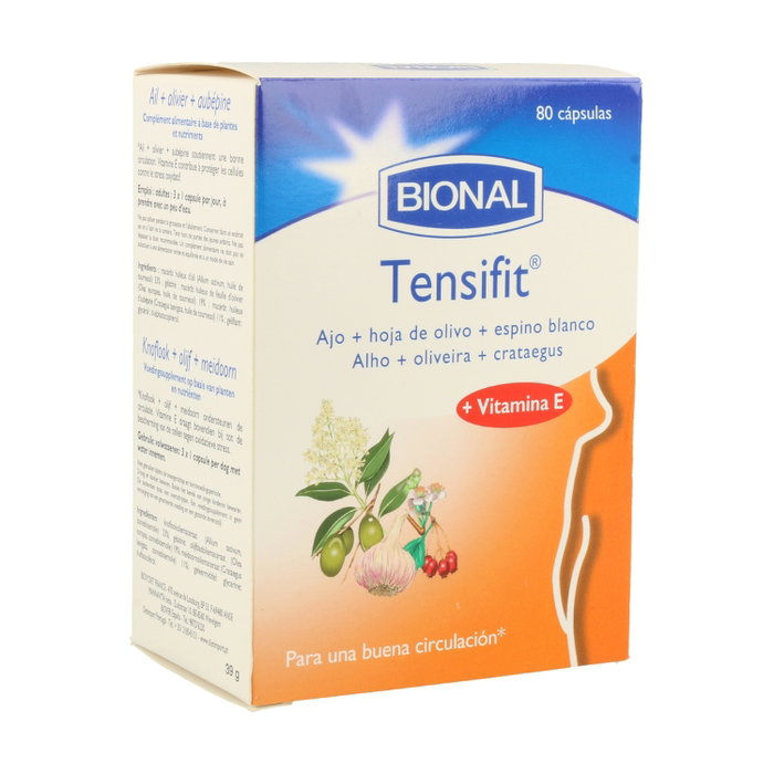 Bional Tensifit Ajo, Olivo y Espino Blanco 80 cápsulas Bional Tensifit Ajo, Olivo y Espino Blanco 80 cápsulas