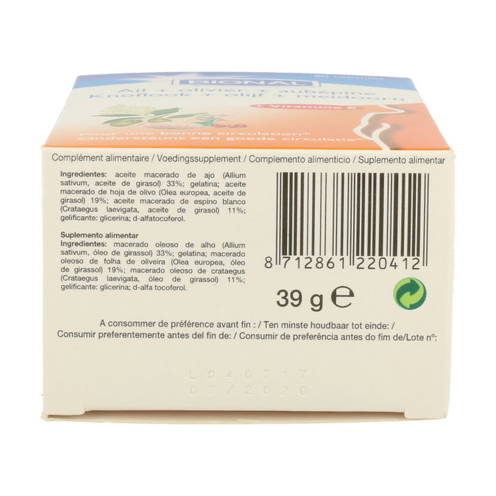 Bional Tensifit Xtra Ajo, Olivo y Espino Blanco 80 cápsulas Bional Tensifit Xtra Ajo, Olivo y Espino Blanco 80 cápsulas