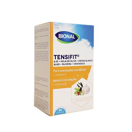 BIONAL TENSIFIT XTRA (Ajo, Olivo, Espino Blanco) 80 Cápsulas