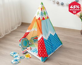 Juguete Mantita de Actividades y Teepee Circo para Bebés +2 Meses