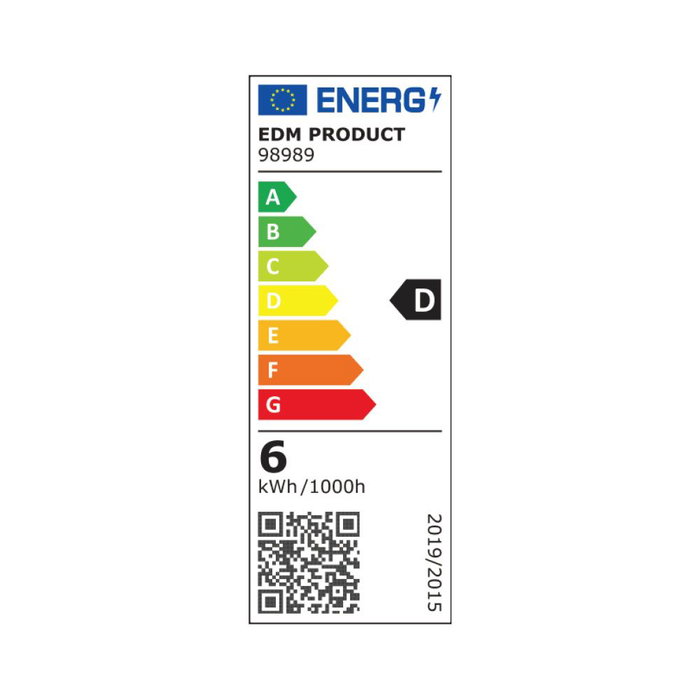 Edm Bombilla Lineal LED 78mm R7s 5.5W 780lm 4000K Luz Día Ø1,6x7,8cm Clase Energética D