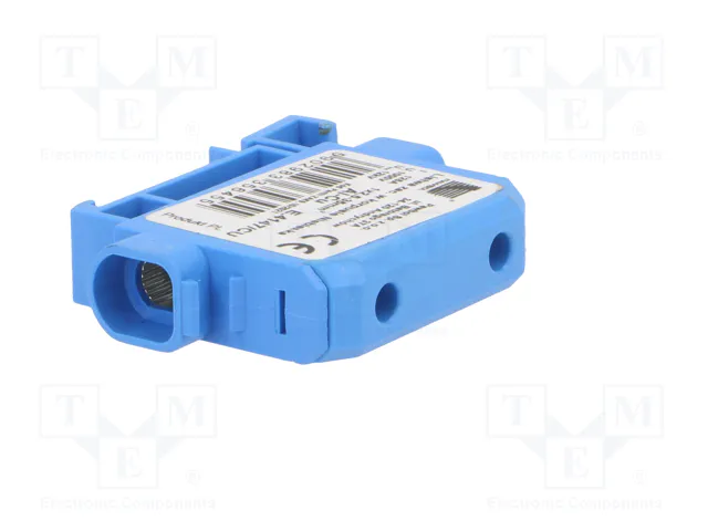 PAWBOL Bloque de distribución 125A 1kV azul para raíl DIN PAWBOL Bloque de distribución 125A 1kV azul para raíl DIN