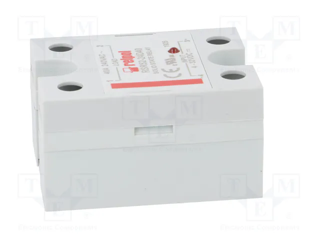 RELPOL RSR52-24D40 Relé de semiconductor monofásico 40A 48-280VAC