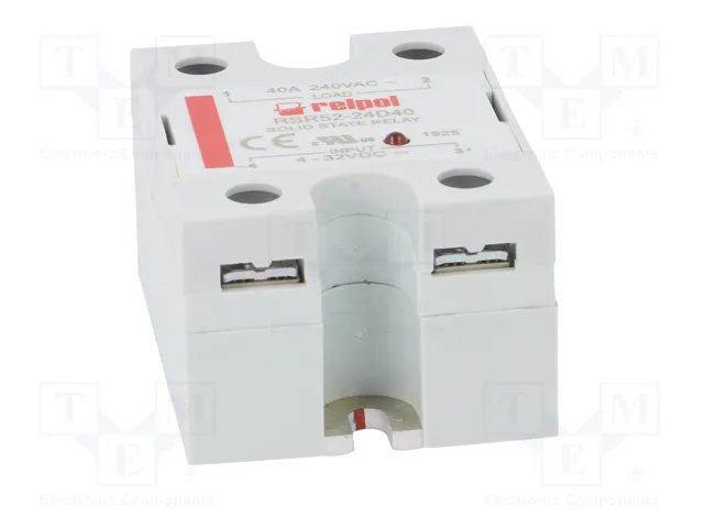 RELPOL RSR52-24D40 Relé de semiconductor monofásico 40A 48-280VAC