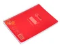 Liderpapel Cuaderno Espiral Pautaguía A5 Rojo