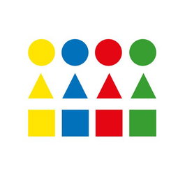 APLI Gomets de Figuras Geométricas Pequeñas Removibles, Set de 10 Bolsas de 1.032 uds. (4 Colores Surtidos)