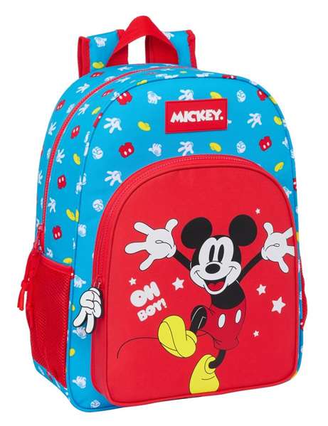 Mochila Escolar Mickey Mouse Clubhouse Fantastic Azul Rojo 33 x 42 x 14 cm Mochila Escolar Mickey Mouse Clubhouse Fantastic Azul Rojo 33 x 42 x 14 cm