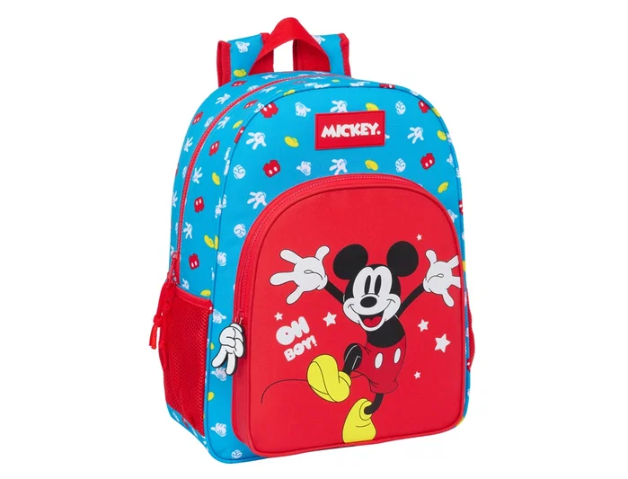 Safta Mochila Mickey Mouse Fantastic Adaptable a Carro 33x42x14cm