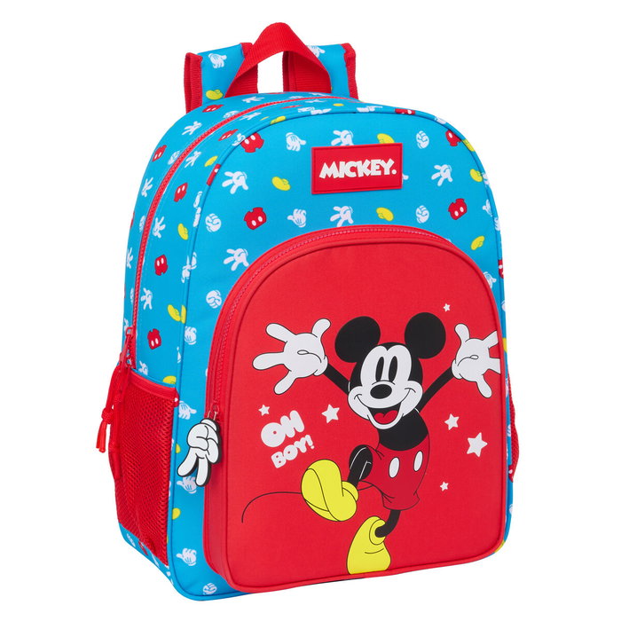 Mochila Escolar Mickey Mouse Clubhouse Fantastic Azul Rojo 33 x 42 x 14 cm Mochila Escolar Mickey Mouse Clubhouse Fantastic Azul Rojo 33 x 42 x 14 cm