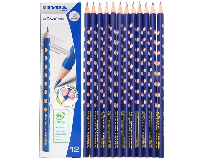 Lyra Groove Slim Lápiz de Grafito HB con Cuerpo Triangular ergonómico Lyra Groove Slim Lápiz de Grafito HB con Cuerpo Triangular ergonómico