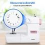Medion MED4061275230468 Máquina de Coser 71W con 12 Puntadas, 700 rpm, Luz LED, Rosa