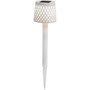 New Garden Gretita Lámpara de Estaca Solar, Pack de 4, Blanco