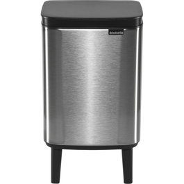 Brabantia BO Trash Bin HI 4 l Acero Mate Resistente a Huellas