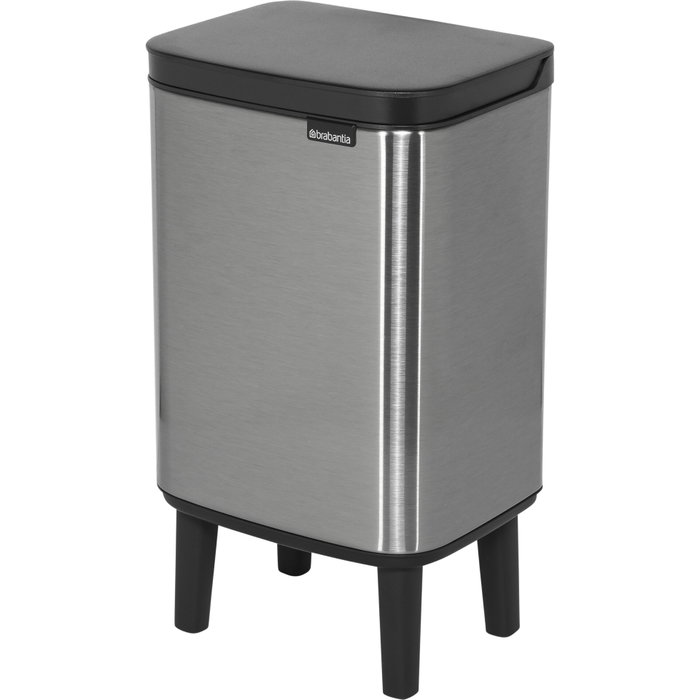 Brabantia BO Trash Bin HI 4 l Acero Mate Resistente a Huellas
