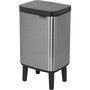 Brabantia BO Trash Bin HI 4 l Acero Mate Resistente a Huellas