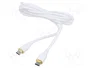 Gembird Cable USB-C a USB-C 1,5m Blanco Premium