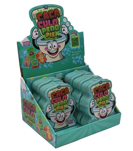 Falomir Juego de Cartas Culo Pedo Pis, Incluye 60 Cartas y Instrucciones en Español, Juego para +8 Años