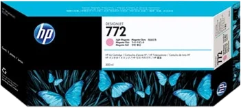 HP Cartucho de tinta 772 Magenta claro 300 ml CN631A HP Cartucho de tinta 772 Magenta claro 300 ml CN631A