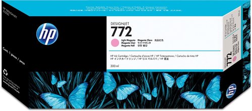 HP Cartucho de tinta 772 Magenta claro 300 ml CN631A HP Cartucho de tinta 772 Magenta claro 300 ml CN631A