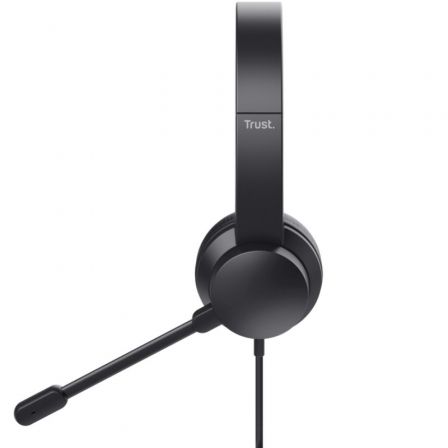 Trust Auriculares HS-150 con Micrófono Jack 3.5 mm Negros