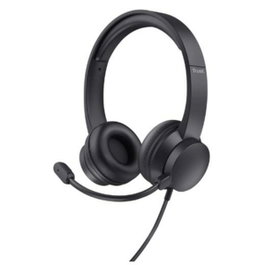Trust HS-150 Auriculares con Micrófono Jack 3,5mm Negro