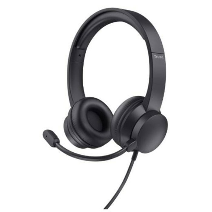 Trust HS-150 Auriculares con Micrófono Jack 3,5mm Negro Trust HS-150 Auriculares con Micrófono Jack 3,5mm Negro