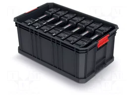 KISTENBERG Conjunto de contenedores Modular Solution Negro