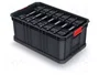 KISTENBERG Conjunto de contenedores Modular Solution Negro