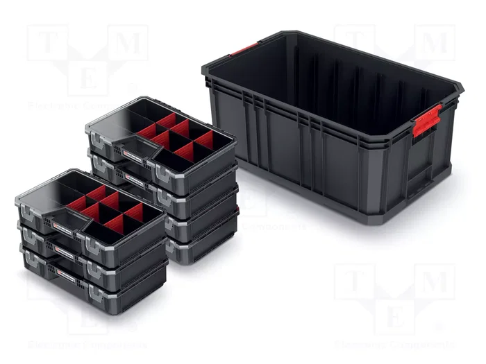 KISTENBERG Conjunto de contenedores Modular Solution Negro KISTENBERG Conjunto de contenedores Modular Solution Negro