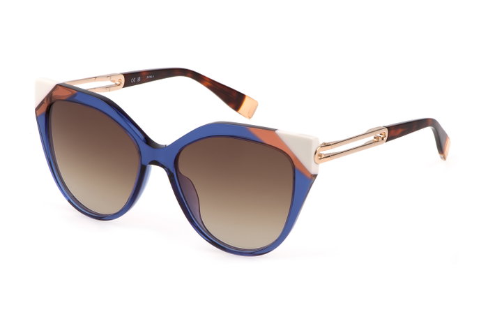 Furla SFU683-5506NA Gafas de sol con cristal marrón degradado Furla SFU683-5506NA Gafas de sol con cristal marrón degradado