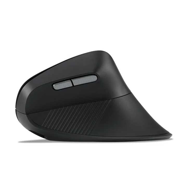 Kensington Pro Fit Ergo MY630 EQ - Ratón Ergonómico Vertical para Oficina, Mano Derecha, Bluetooth/2.4 GHz Recargable, 2400 DPI, 5 Botones Silenciosos, Negro