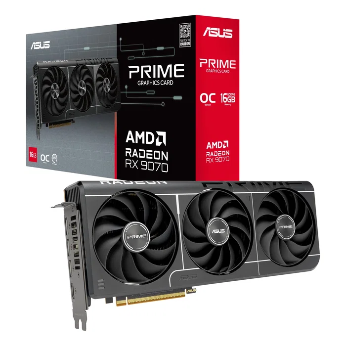 Asus Prime Radeon RX 9070 OC EVO 16GB GDDR6