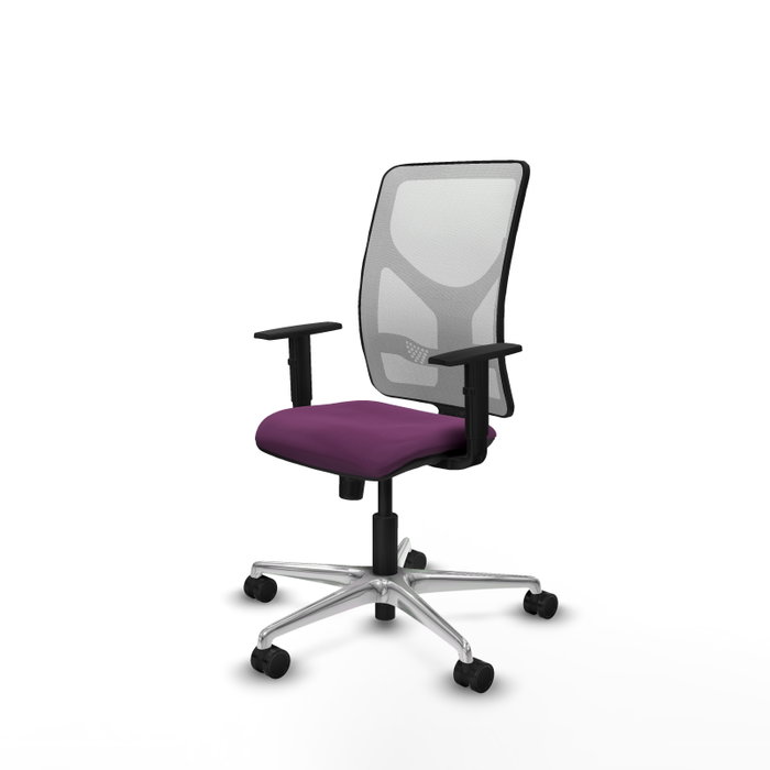 PIQUERAS Y CRESPO Silla de oficina Motilla con mecanismo Sincro, Morado y Blanco PIQUERAS Y CRESPO Silla de oficina Motilla con mecanismo Sincro, Morado y Blanco