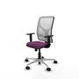 PIQUERAS Y CRESPO Silla de oficina Motilla con mecanismo Sincro, Morado y Blanco