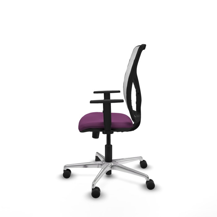 PIQUERAS Y CRESPO Silla de oficina Motilla con mecanismo Sincro, Morado y Blanco PIQUERAS Y CRESPO Silla de oficina Motilla con mecanismo Sincro, Morado y Blanco