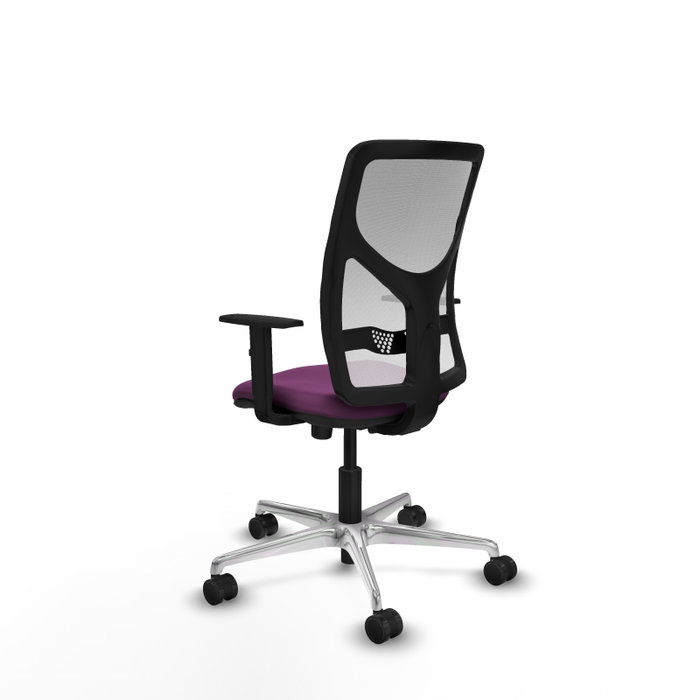 PIQUERAS Y CRESPO Silla de oficina Motilla con mecanismo Sincro, Morado y Blanco PIQUERAS Y CRESPO Silla de oficina Motilla con mecanismo Sincro, Morado y Blanco