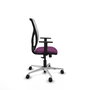 PIQUERAS Y CRESPO Silla de oficina Motilla con mecanismo Sincro, Morado y Blanco
