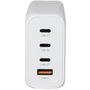 ALLNET Cargador de red GaN 200W con 1x USB-A QC y 3x USB-C PD, EU PLUG