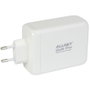 ALLNET Cargador de red GaN 200W con 1x USB-A QC y 3x USB-C PD, EU PLUG