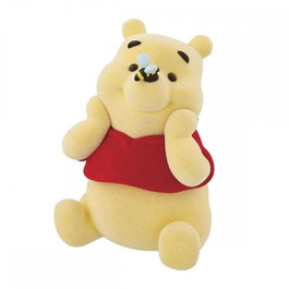 Enesco Figura Flocada de Disney Winnie the Pooh con Abeja