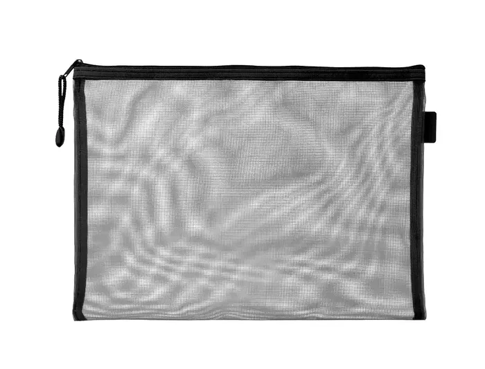 Liderpapel Bolsa Zipper Bag Multiusos Poliéster Transpirable DIN A5 Negro