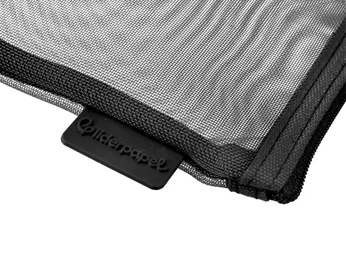 Liderpapel Bolsa Zipper Bag Multiusos Poliéster Transpirable DIN A5 Negro