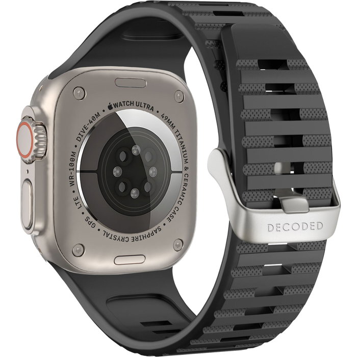 Decoded Silicone Ultra Traction Strap 42/44/45/49mm Negro Decoded Silicone Ultra Traction Strap 42/44/45/49mm Negro