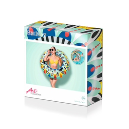 Bestway Flotador Hinchable con Asas Azteca D107 cm +12 Años Playa y Piscina 36294