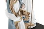 DKD Home Decor Nacimiento de Poliéster Azul y Blanco 27x24x50 cm